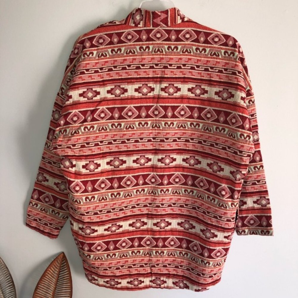 Western Blanket Blazer Jacket - Picture 3 of 5